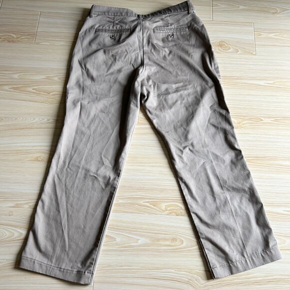 Lee Flex Motion Regular Fit Trouser Pant Khaki Women's size 12 in Tan - Picture 3 of 11
